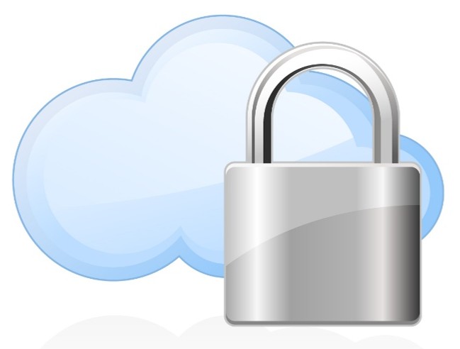 Cloud with a lock